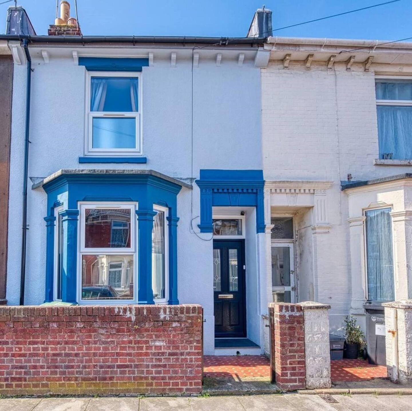 2 Bedrooms Modern, Stunning & Stylish Contractor House, Prime Portsmouth Location With Free Parking Permit, Summer Special Offer!! - By Blue Puffin Stays מראה חיצוני תמונה